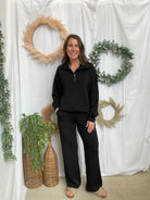 Rae Mode Scuba Pant-Black-Pants-rae mode-The Silo Boutique, Women's Fashion Boutique Located in Warren and Grand Forks North Dakota