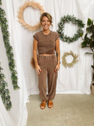 In the Moves Set-Brown-Outfit Sets-hyfve-The Silo Boutique, Women's Fashion Boutique Located in Warren and Grand Forks North Dakota