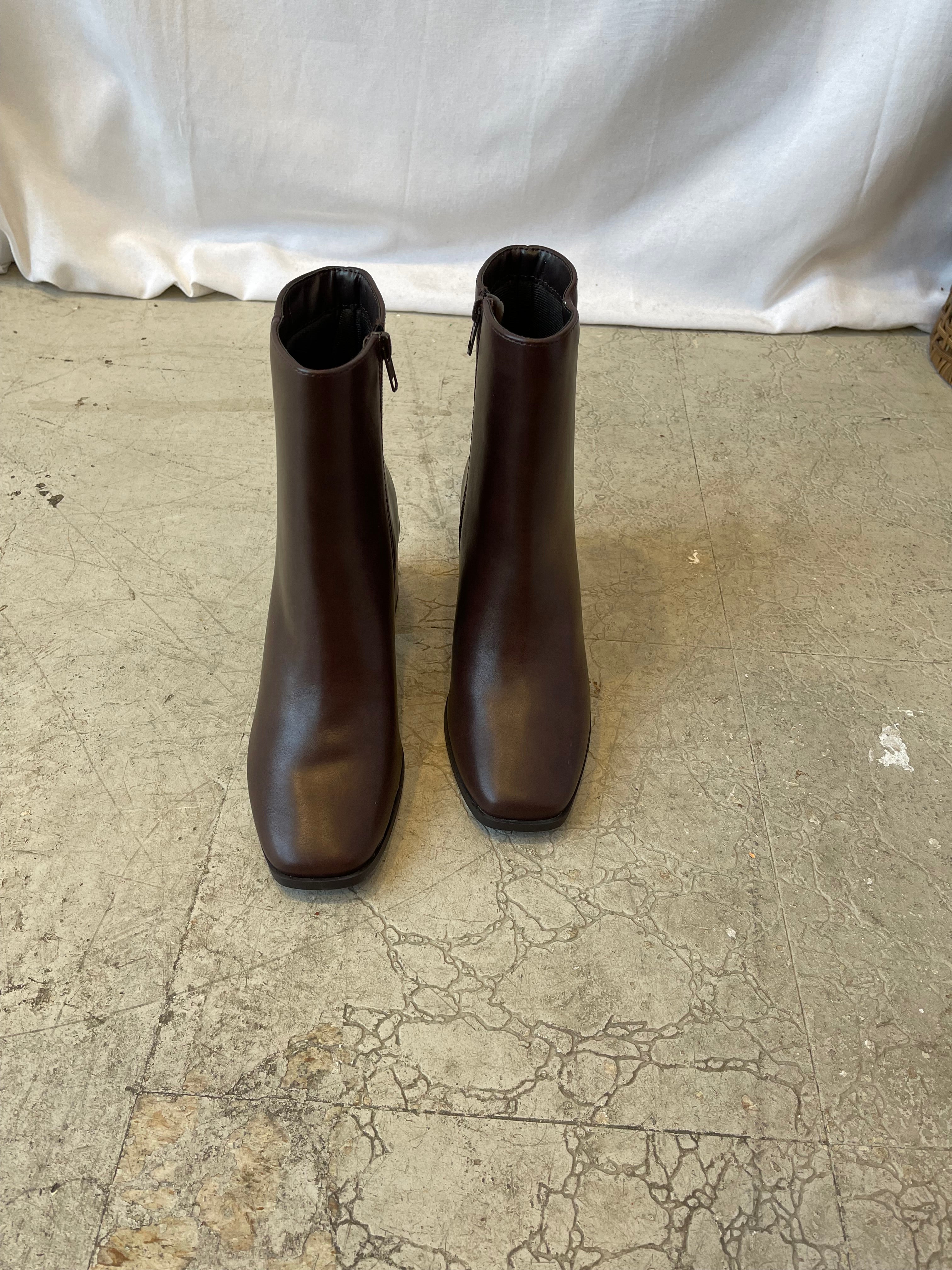 Soda Chukar Boot-Dark Brown-Sandals-soda-The Silo Boutique, Women's Fashion Boutique Located in Warren and Grand Forks North Dakota