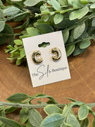 Swirl Hoop Earrings-Earrings-fame-The Silo Boutique, Women's Fashion Boutique Located in Warren and Grand Forks North Dakota