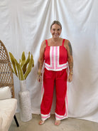 The Red Set-Final Sale-Outfit Sets-ENTRO-The Silo Boutique, Women's Fashion Boutique Located in Warren and Grand Forks North Dakota