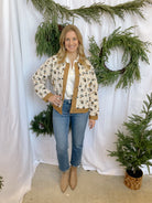 Floral Sherpa Button Down Jacket-Coats & Jackets-buttermelon-The Silo Boutique, Women's Fashion Boutique Located in Warren and Grand Forks North Dakota