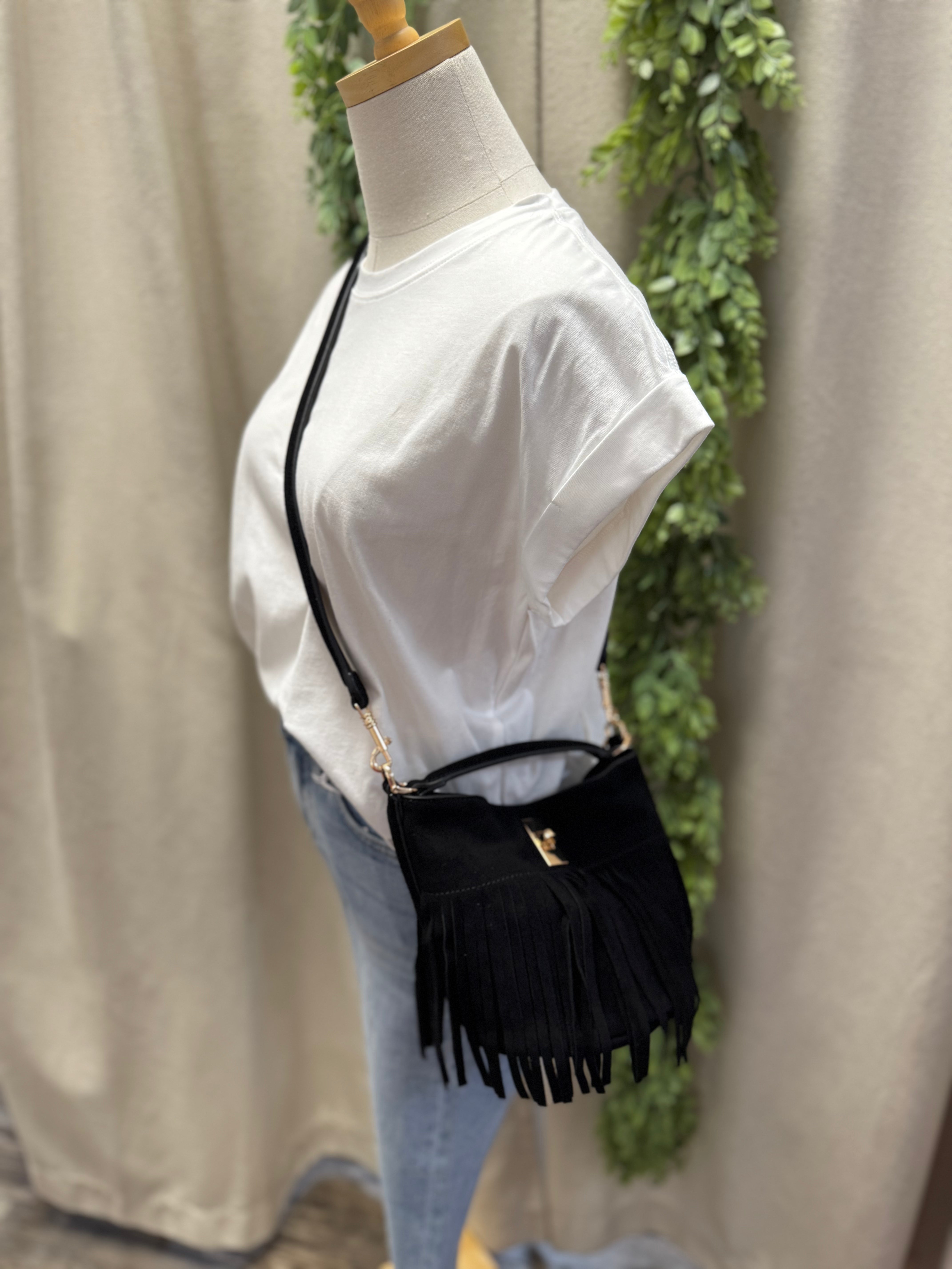 Moda Lux Faith Crossbody Purse-Black-Crossbody Purses-moda-The Silo Boutique, Women's Fashion Boutique Located in Warren and Grand Forks North Dakota