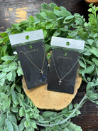 Burst Cross Necklace-The Silo Boutique-The Silo Boutique, Women's Fashion Boutique Located in Warren and Grand Forks North Dakota