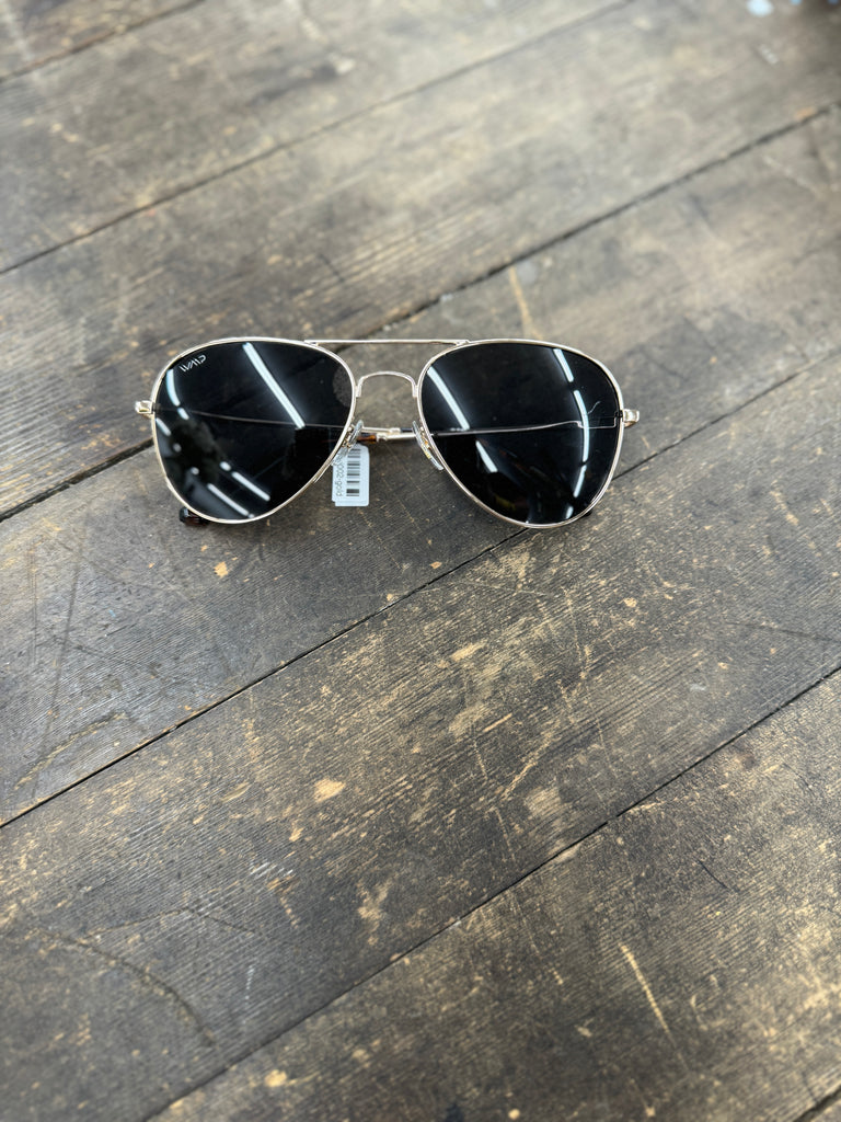 WMP Gold Frame Aviator Sunglasses-Sunglasses-wmp-The Silo Boutique, Women's Fashion Boutique Located in Warren and Grand Forks North Dakota