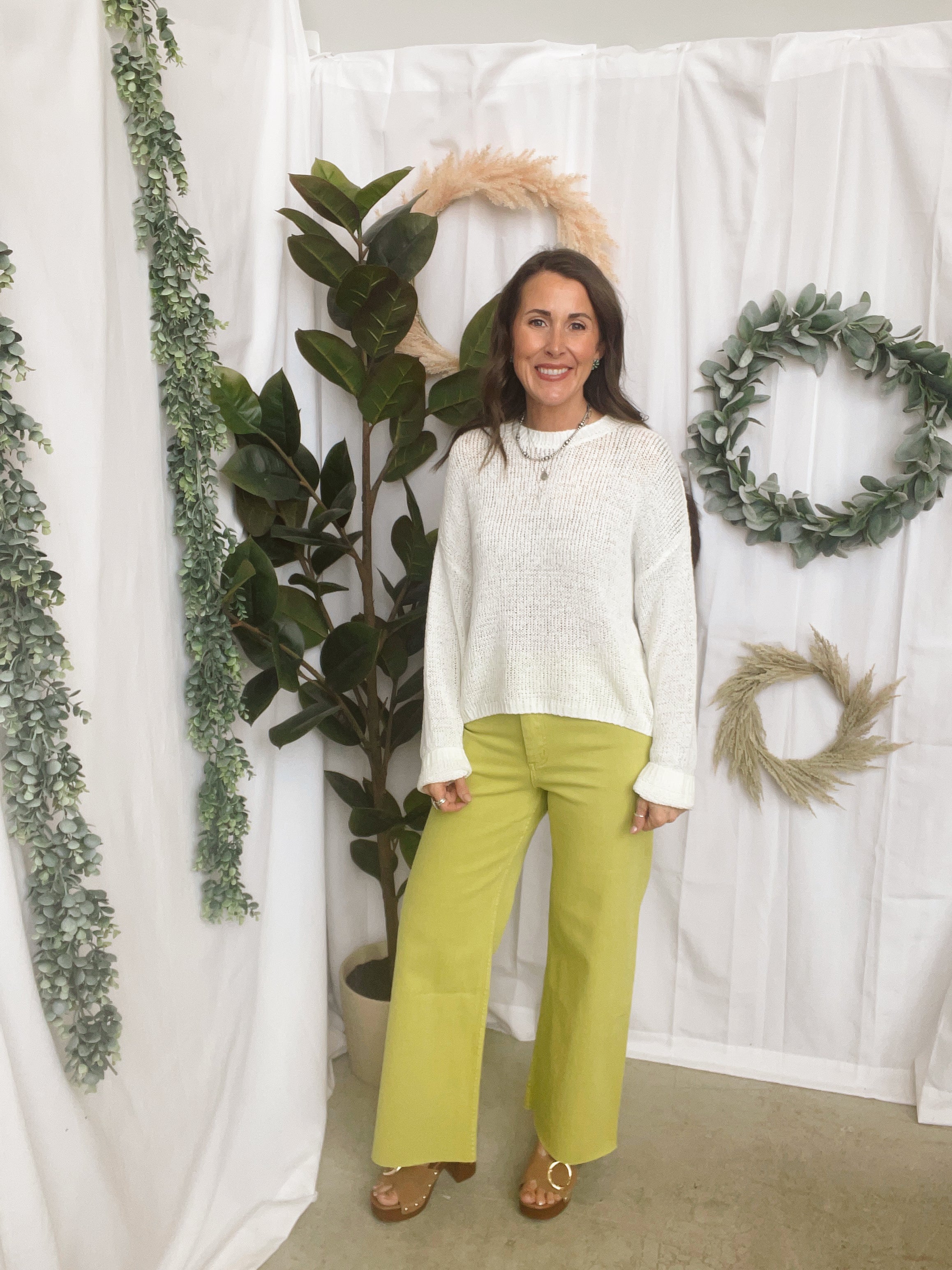 Miou Muse Light Weight Sweater-Long Sleeve Tops-miou muse-The Silo Boutique, Women's Fashion Boutique Located in Warren and Grand Forks North Dakota