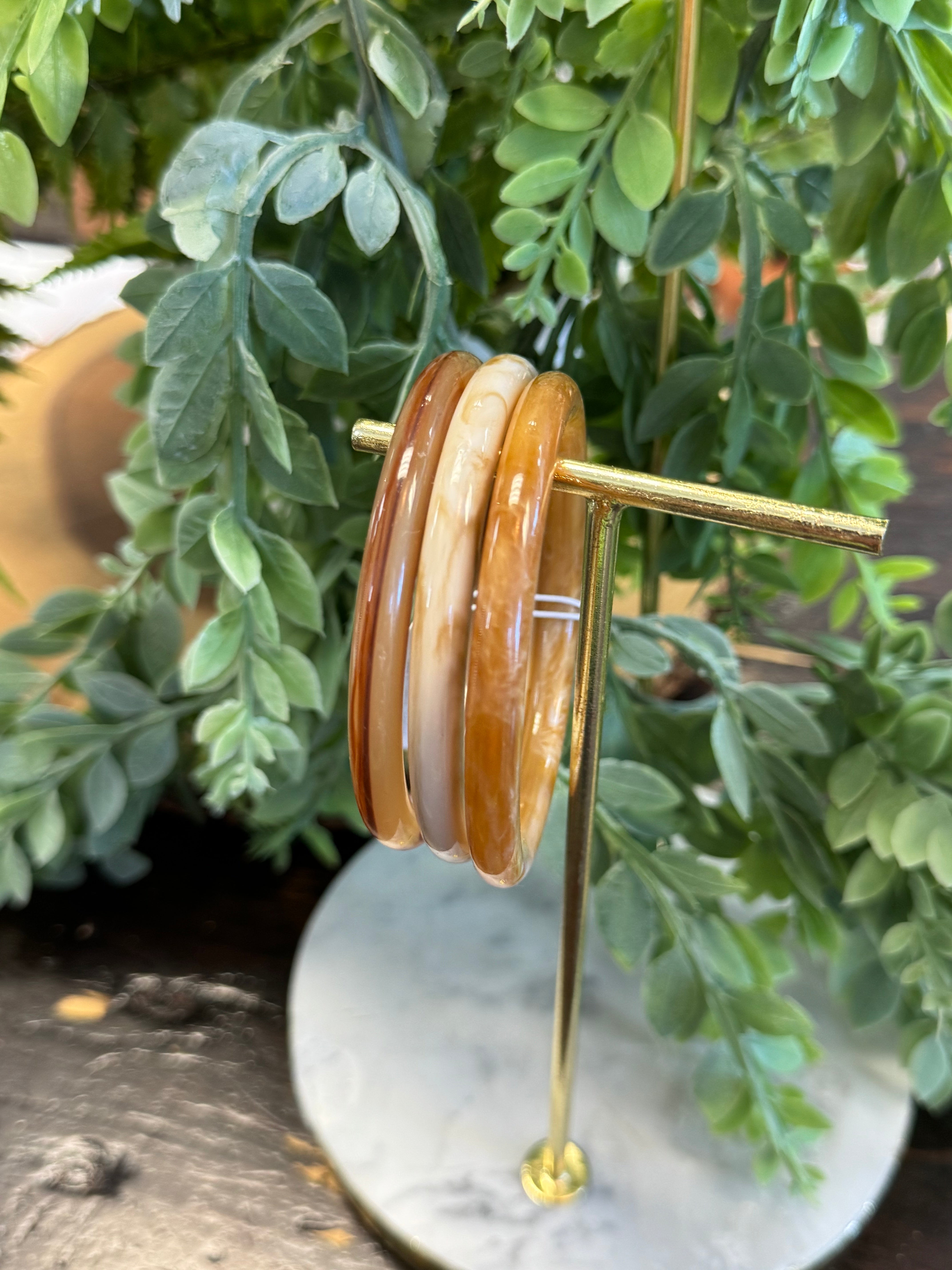Thin Three Bracelets-Bracelets-fame-The Silo Boutique, Women's Fashion Boutique Located in Warren and Grand Forks North Dakota