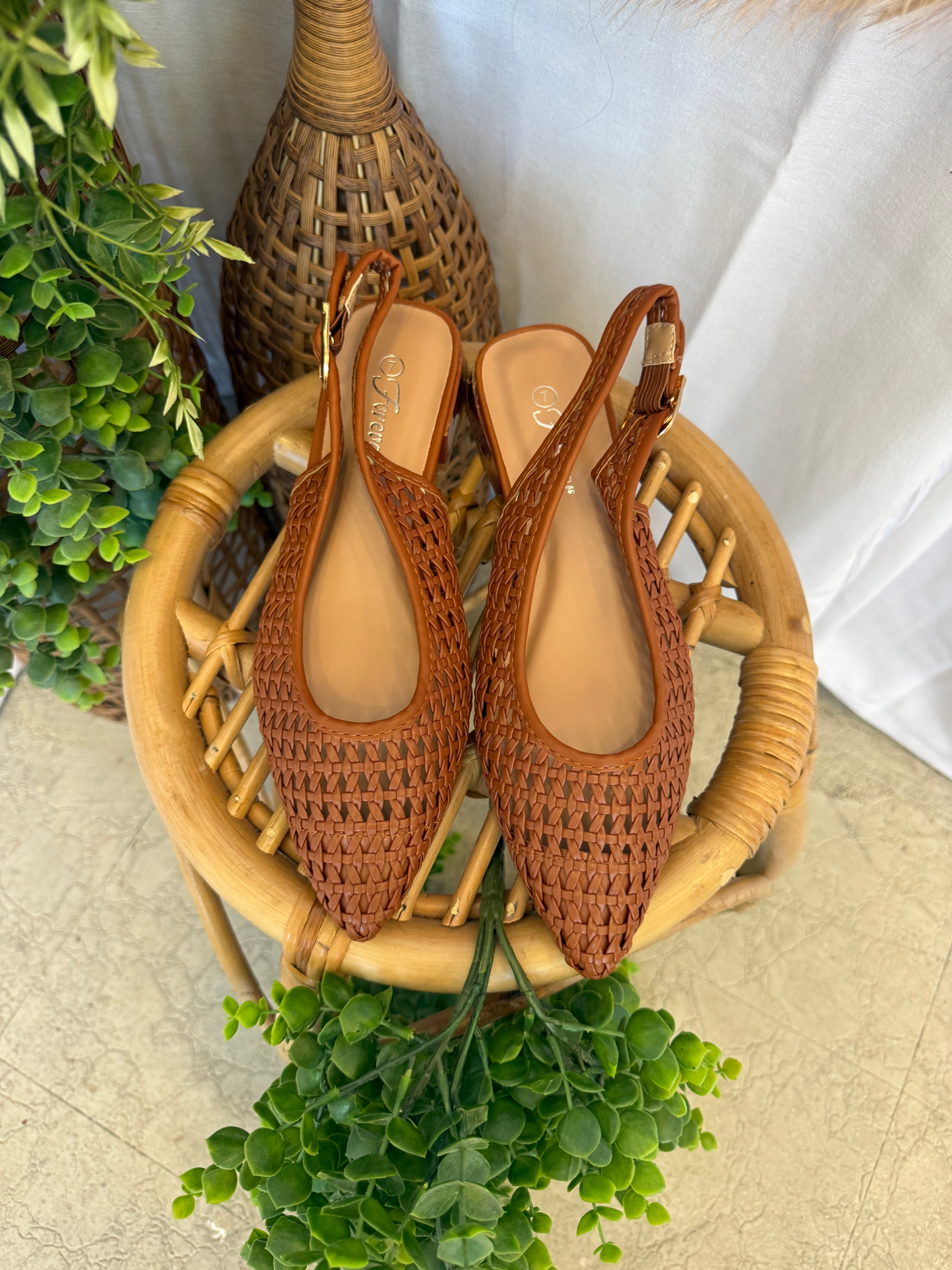The Felicity Slingback Flats-Sandals-soda-The Silo Boutique, Women's Fashion Boutique Located in Warren and Grand Forks North Dakota
