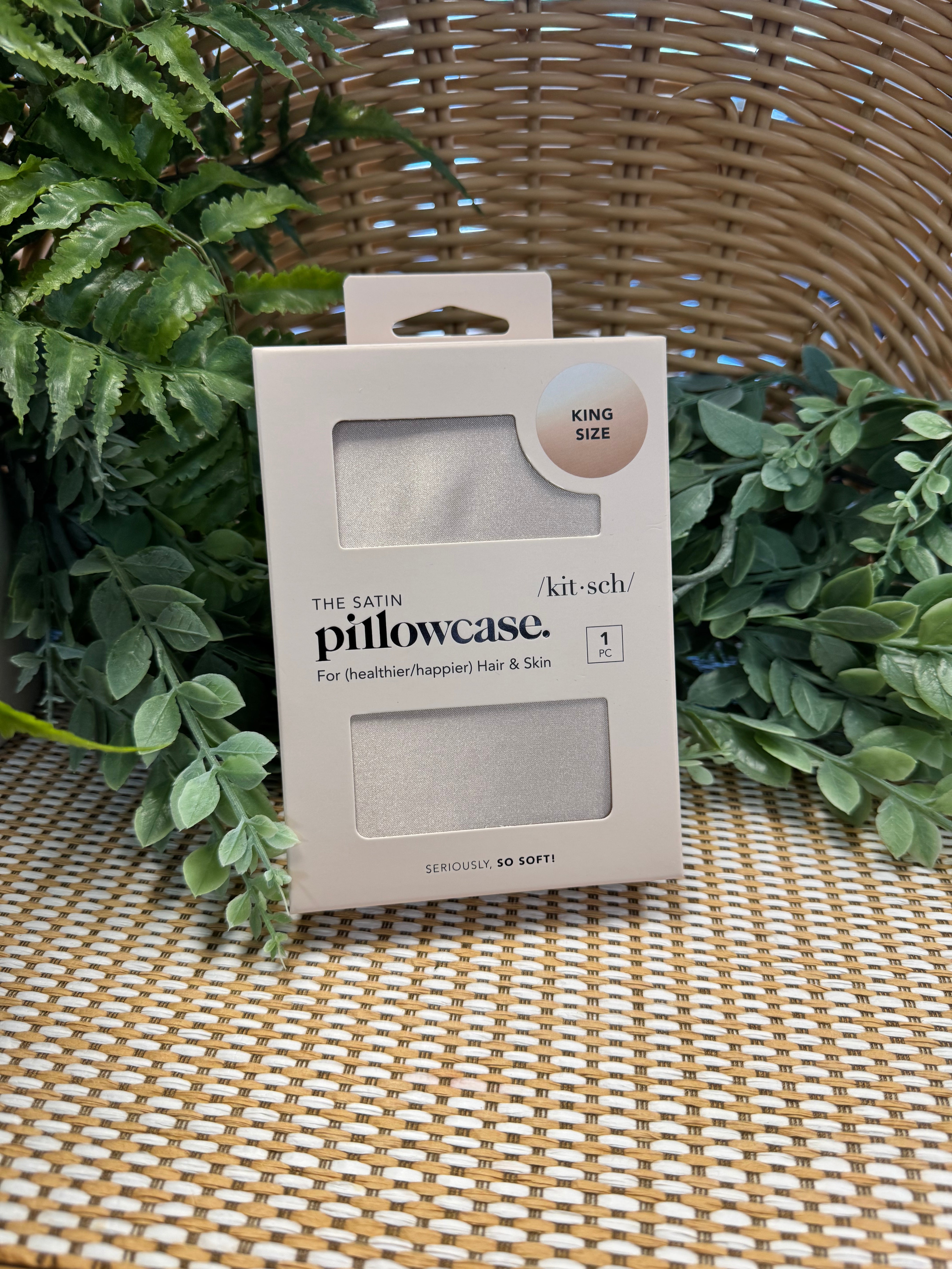 Kitsch Satin King Pillowcase-Beauty-kitsch-The Silo Boutique, Women's Fashion Boutique Located in Warren and Grand Forks North Dakota