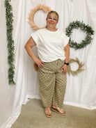 Eve Braided Sleeve Top-White-Short Sleeve Tops-ENTRO-The Silo Boutique, Women's Fashion Boutique Located in Warren and Grand Forks North Dakota