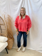Mica Dark Blue Boot Crop Jeans-Jeans-mica-The Silo Boutique, Women's Fashion Boutique Located in Warren and Grand Forks North Dakota