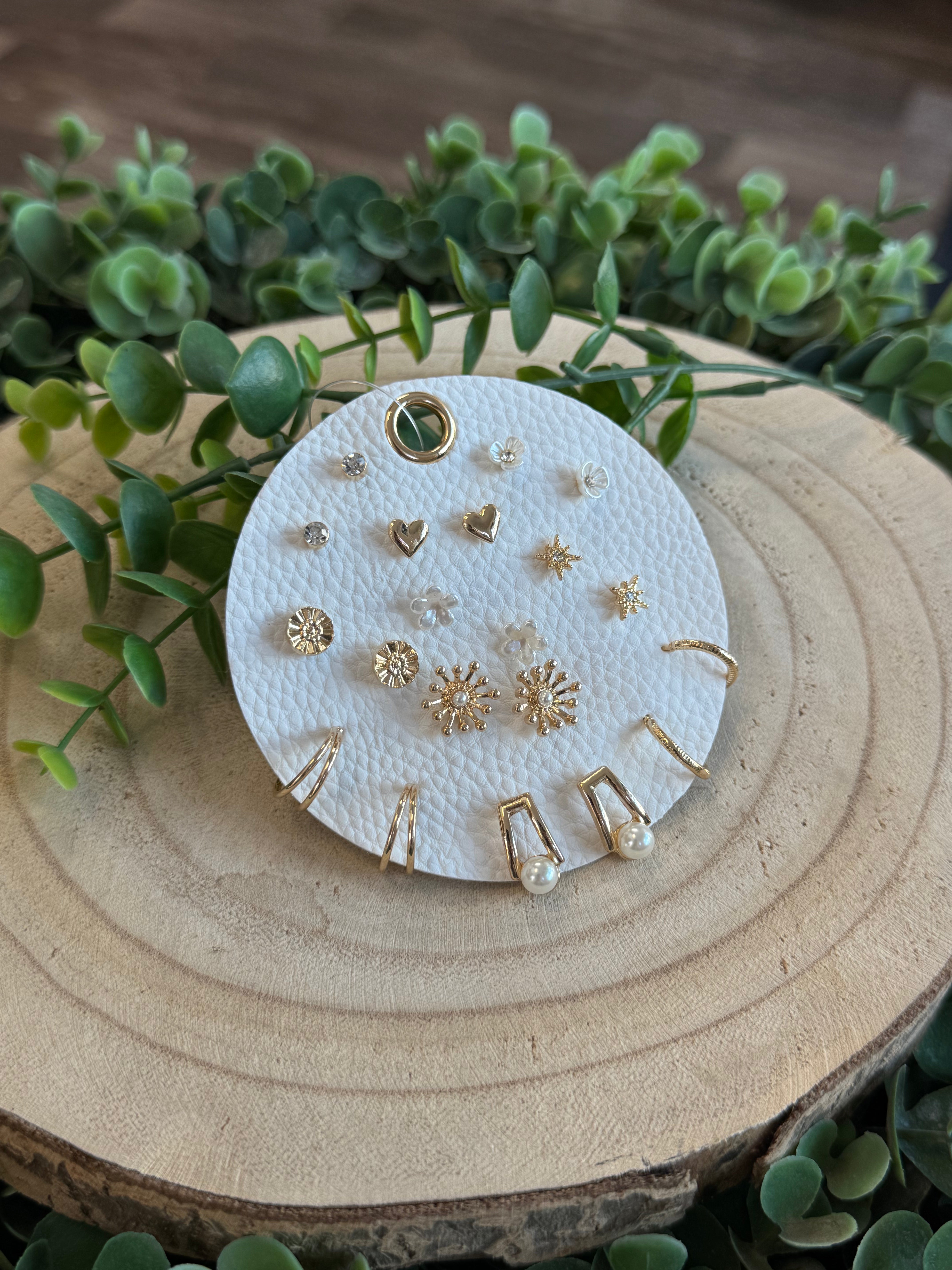 Ten Pair PF Earrings Set-Earrings-Fame-The Silo Boutique, Women's Fashion Boutique Located in Warren and Grand Forks North Dakota