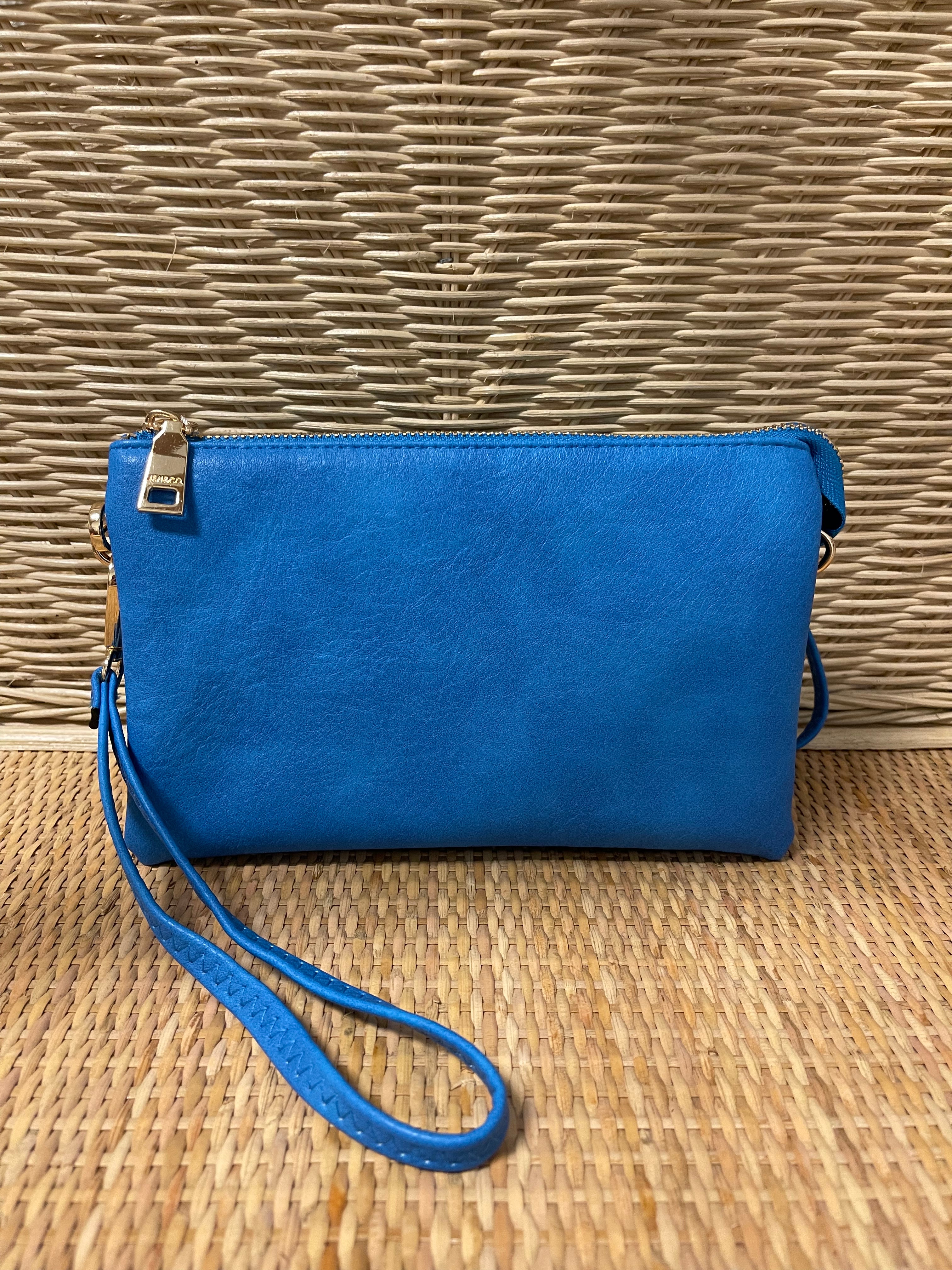 Riley 3 Compartment Crossbody/Wristlet-Crossbody Purses-Jen and Co-The Silo Boutique, Women's Fashion Boutique Located in Warren and Grand Forks North Dakota
