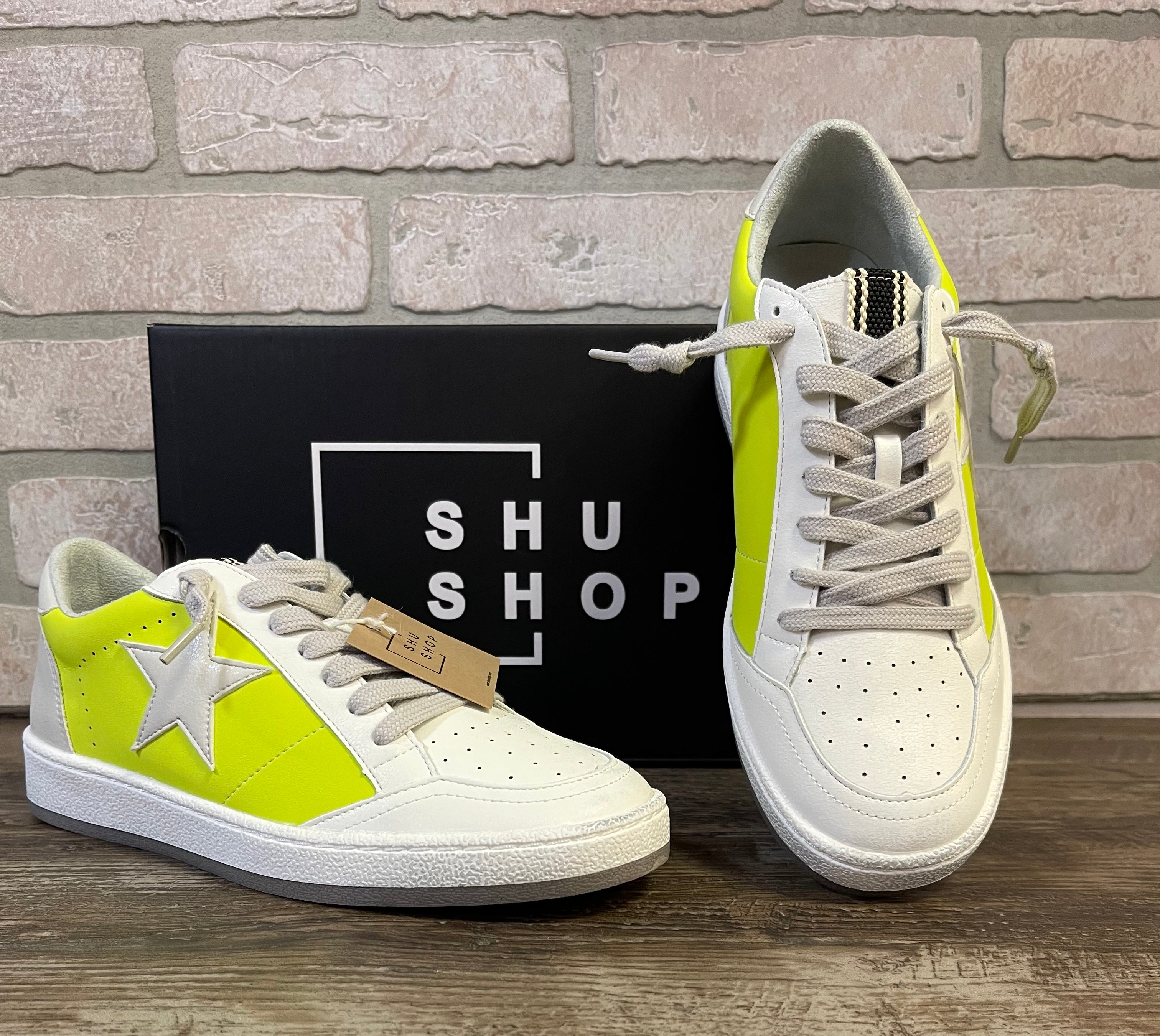 ShuShop Paz Lime Sneaker-Shoes-shushop-The Silo Boutique, Women's Fashion Boutique Located in Warren and Grand Forks North Dakota