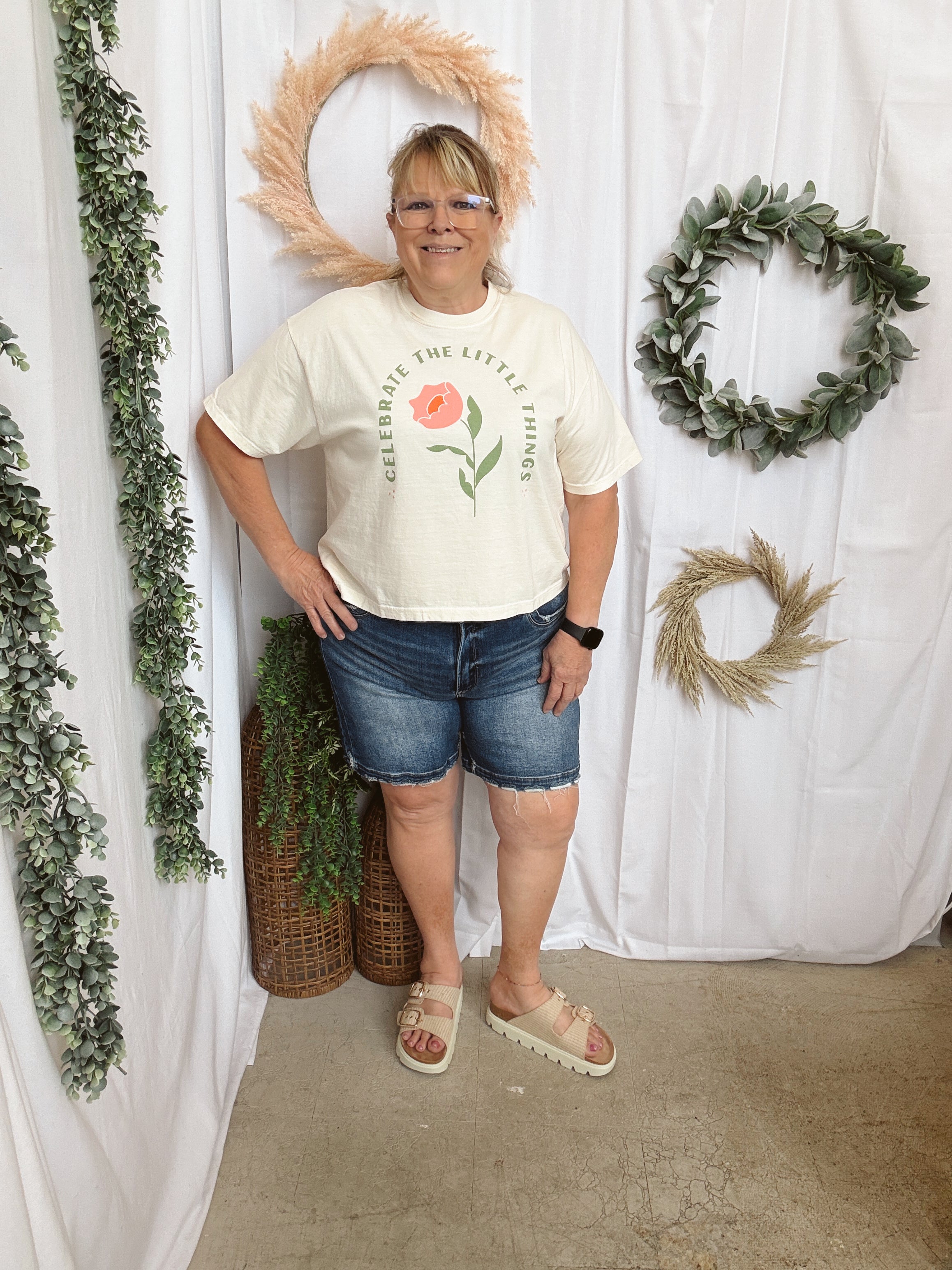 Celebrate the Little Things Tee-Graphic Tees-ramble & Company-The Silo Boutique, Women's Fashion Boutique Located in Warren and Grand Forks North Dakota