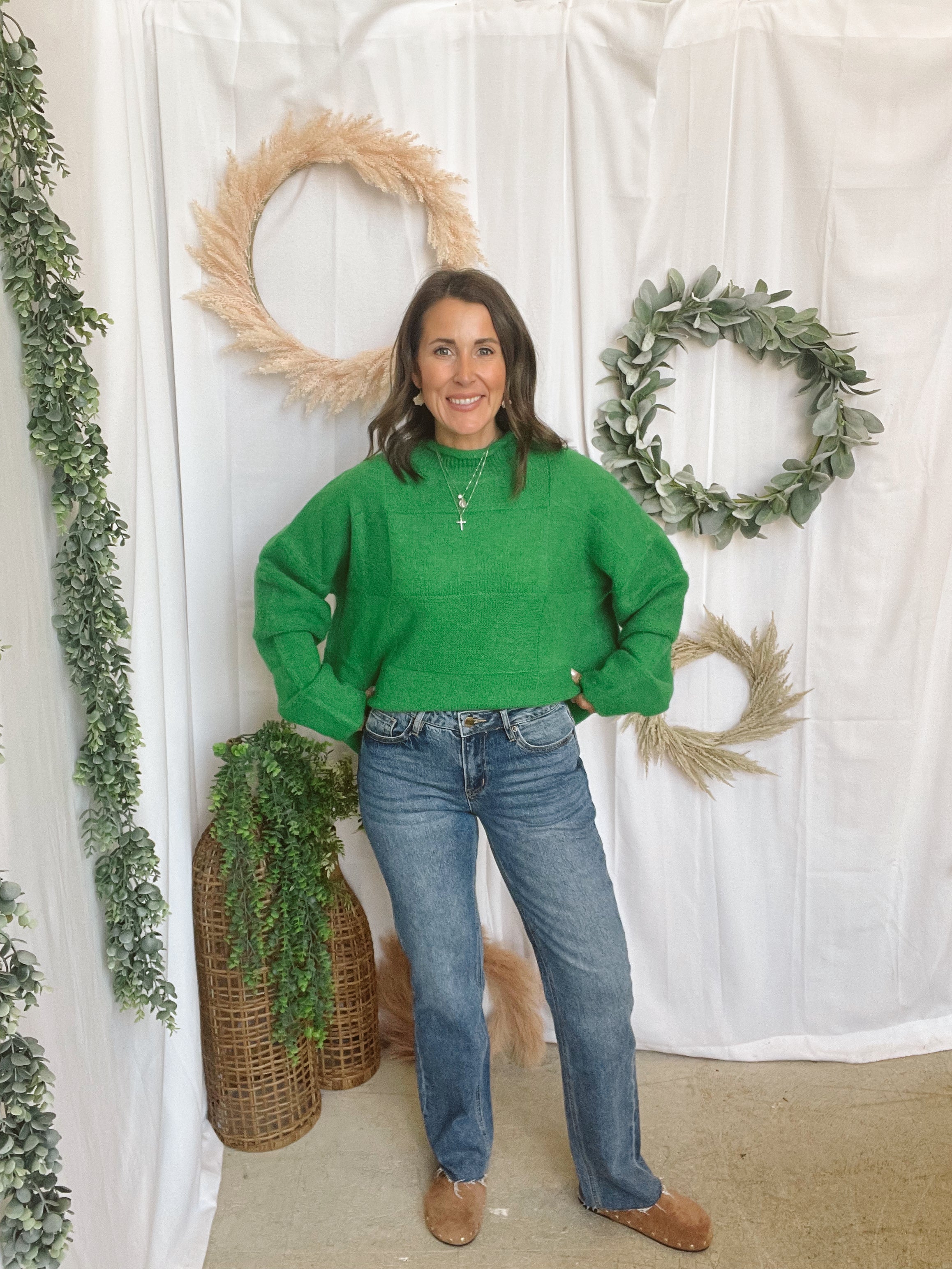 Mica Indigo Straight Leg Jeans-Jeans-mica-The Silo Boutique, Women's Fashion Boutique Located in Warren and Grand Forks North Dakota
