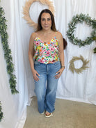 Cindy So Bright Floral Tank Top-Tank Tops-staccato-The Silo Boutique, Women's Fashion Boutique Located in Warren and Grand Forks North Dakota