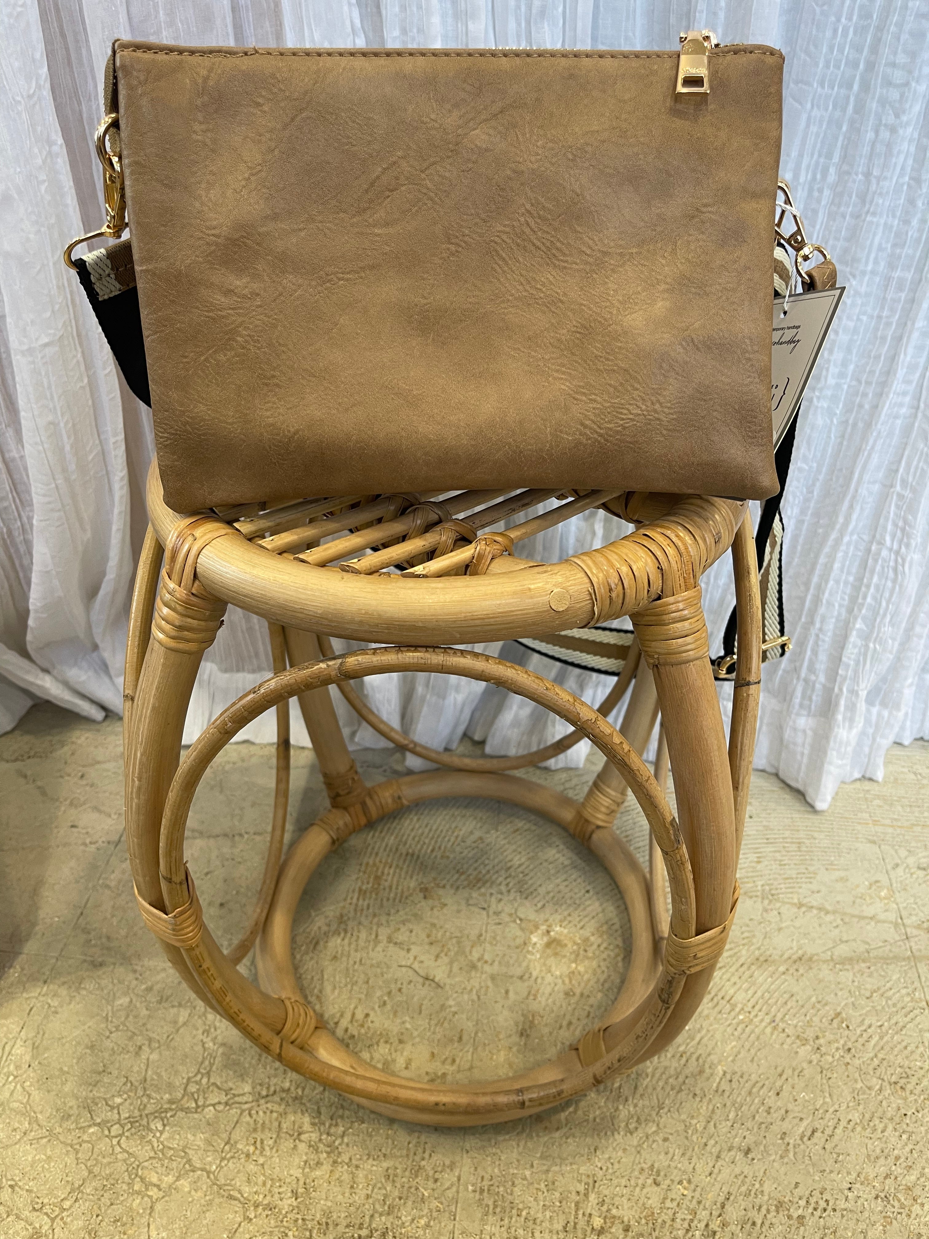 Jen and Co Izzy Taupe Purse-Purses-Jen and Co-The Silo Boutique, Women's Fashion Boutique Located in Warren and Grand Forks North Dakota