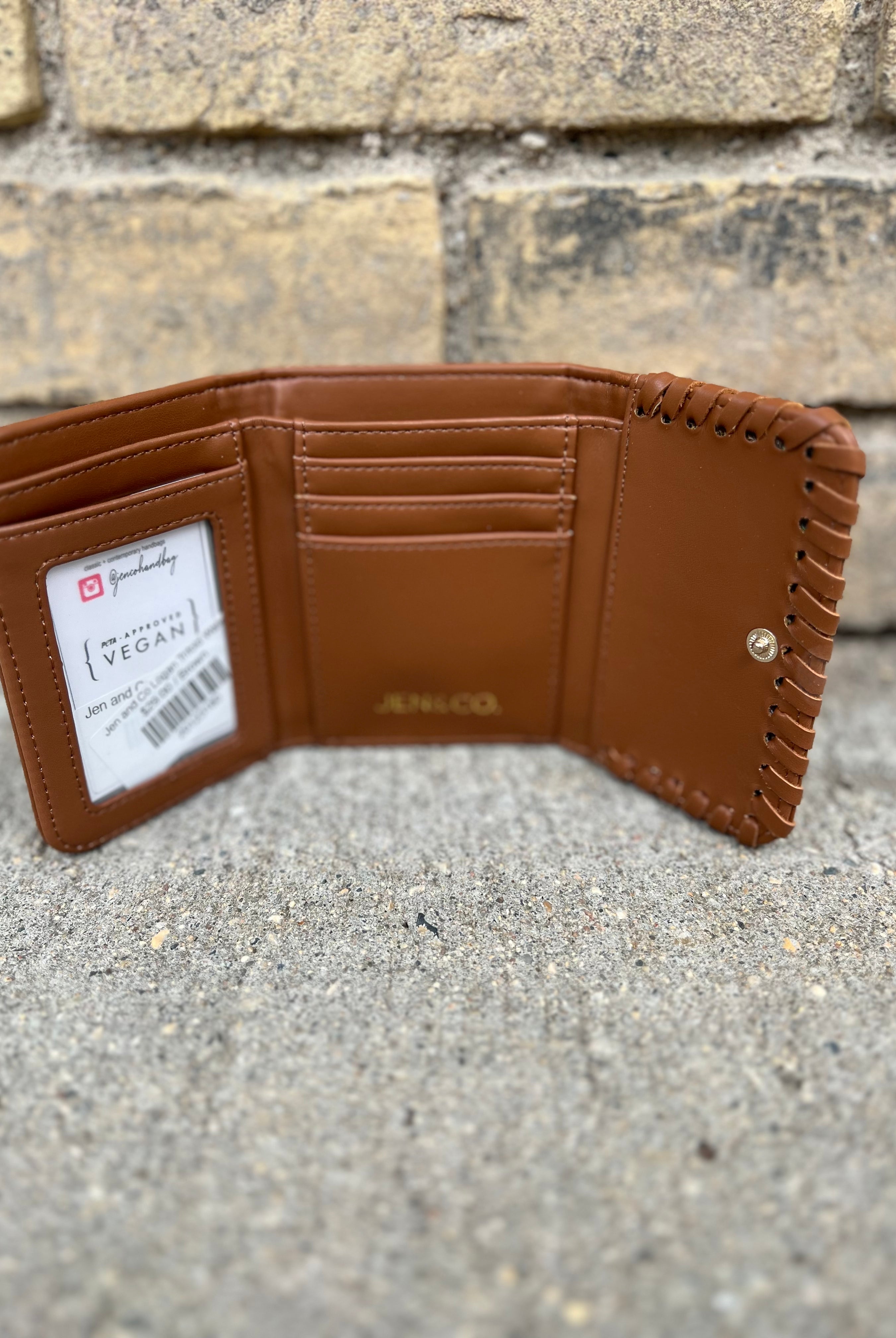 Jen and Co Logan Trifold Wallet-Wallets-Jen and Co-The Silo Boutique, Women's Fashion Boutique Located in Warren and Grand Forks North Dakota