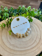 White Earring Set-Earrings-Fame-The Silo Boutique, Women's Fashion Boutique Located in Warren and Grand Forks North Dakota