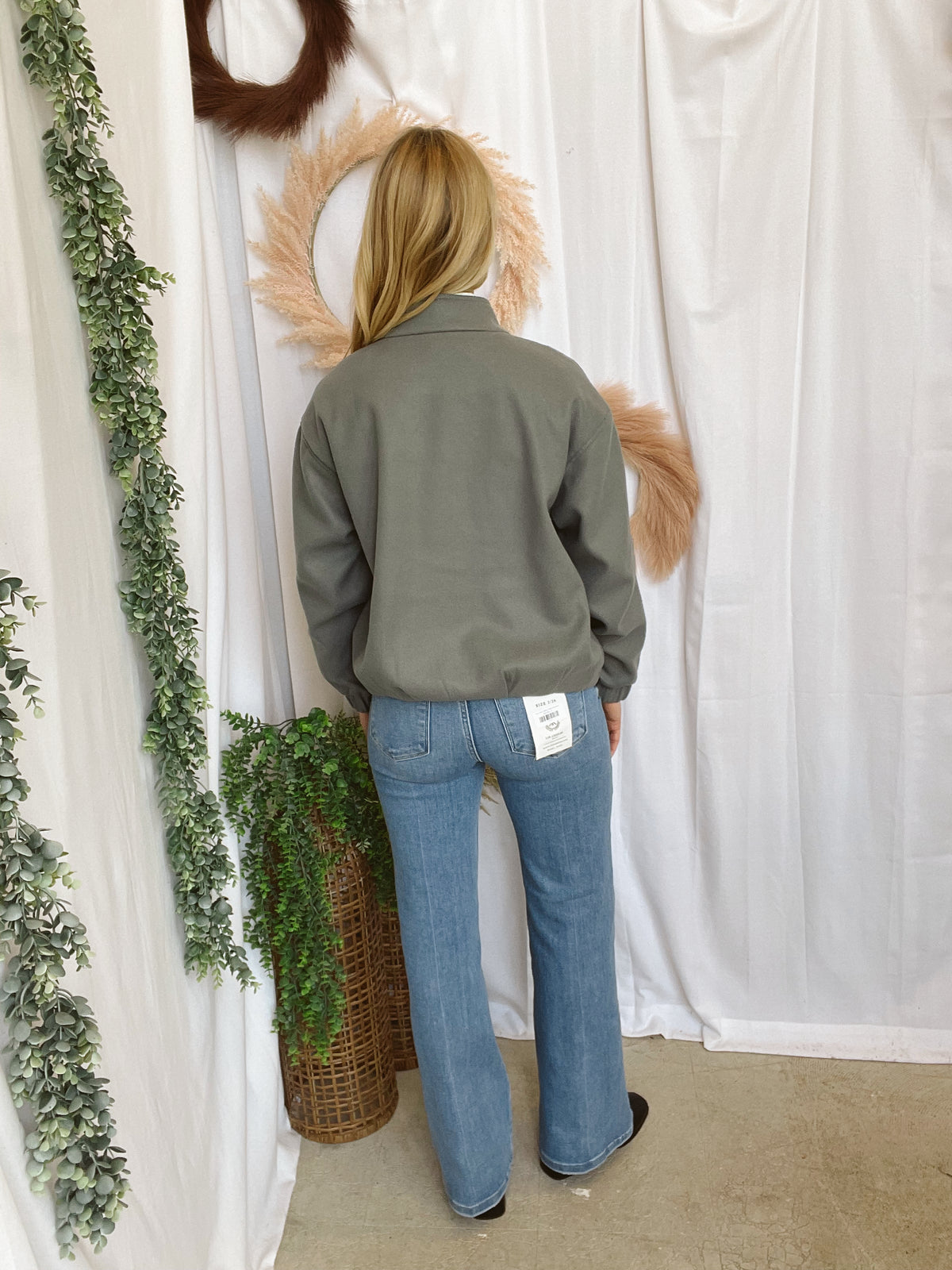 Lori Snap Button Bubble Jacket-Jade-Vests-staccato-The Silo Boutique, Women's Fashion Boutique Located in Warren and Grand Forks North Dakota