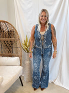 Denim Embroidered Vest-Vests-main-The Silo Boutique, Women's Fashion Boutique Located in Warren and Grand Forks North Dakota