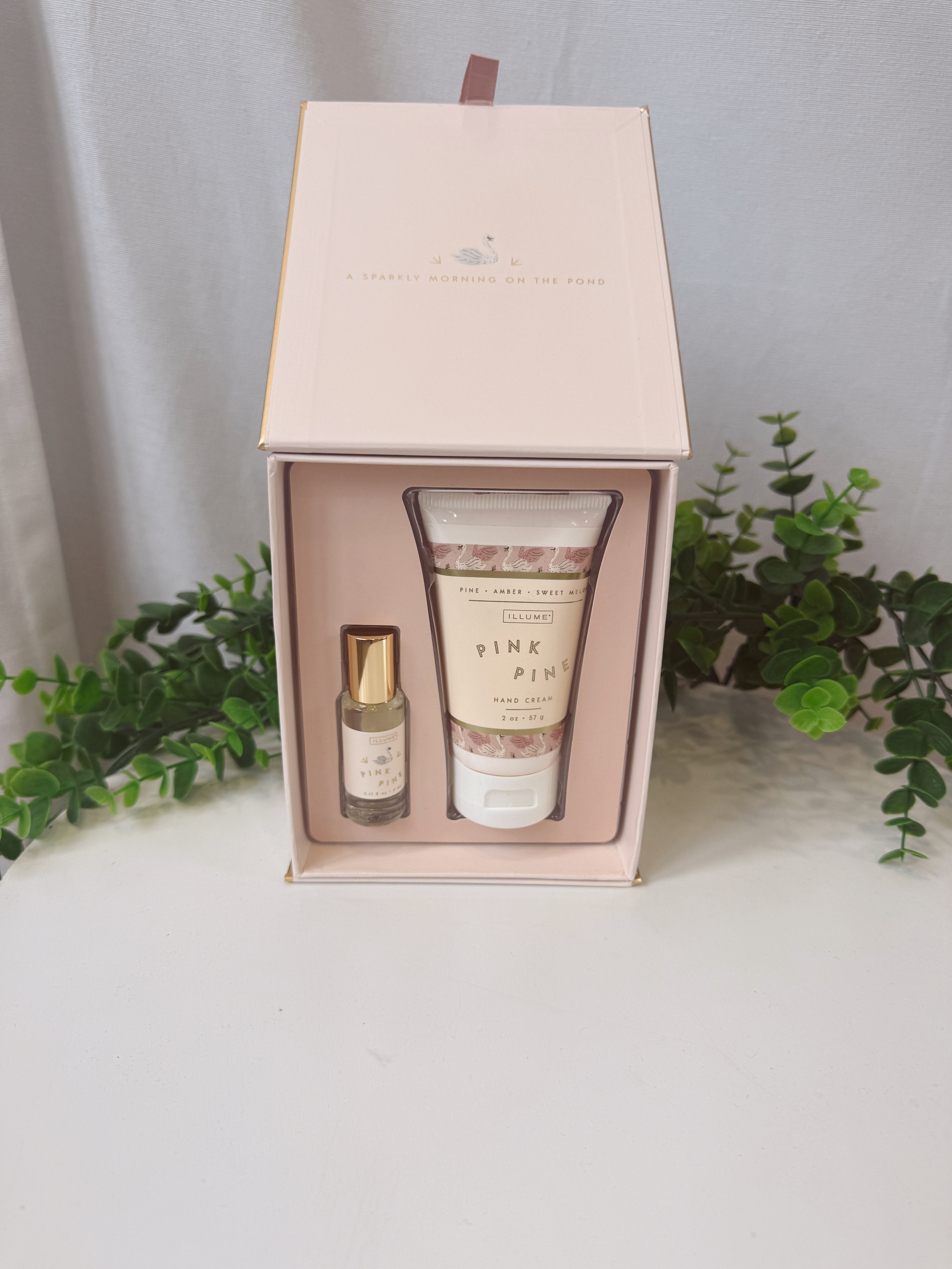 Illume Pink Pine Rollerball & Lotion Set-Perfume-Illume-The Silo Boutique, Women's Fashion Boutique Located in Warren and Grand Forks North Dakota