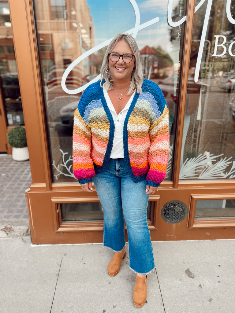 Oh So Cozy and Bright Cardigan-Sweaters-cozy co-The Silo Boutique, Women's Fashion Boutique Located in Warren and Grand Forks North Dakota
