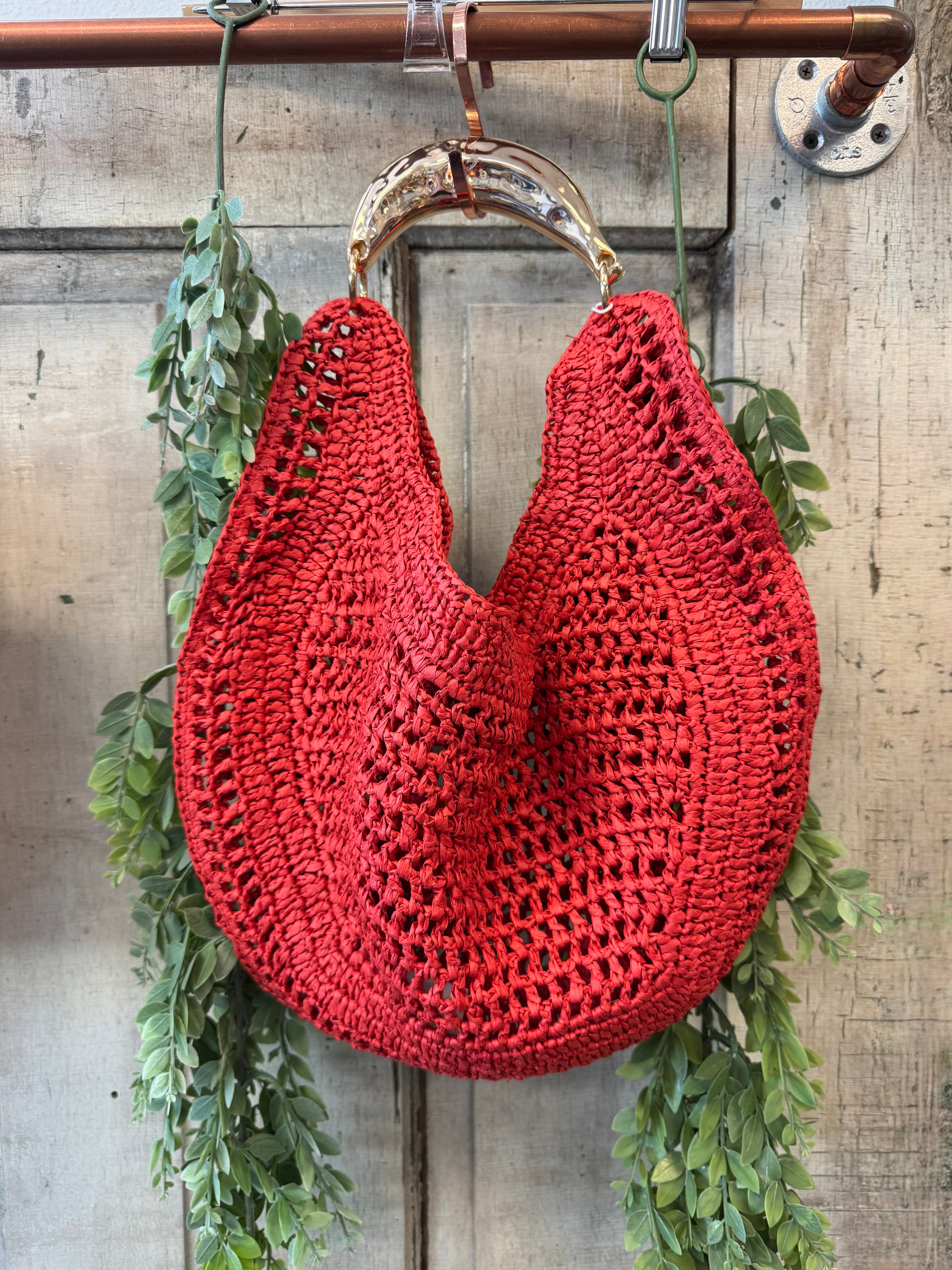 Camden Goldie Hobo Purse-Red-Purses-urban-The Silo Boutique, Women's Fashion Boutique Located in Warren and Grand Forks North Dakota