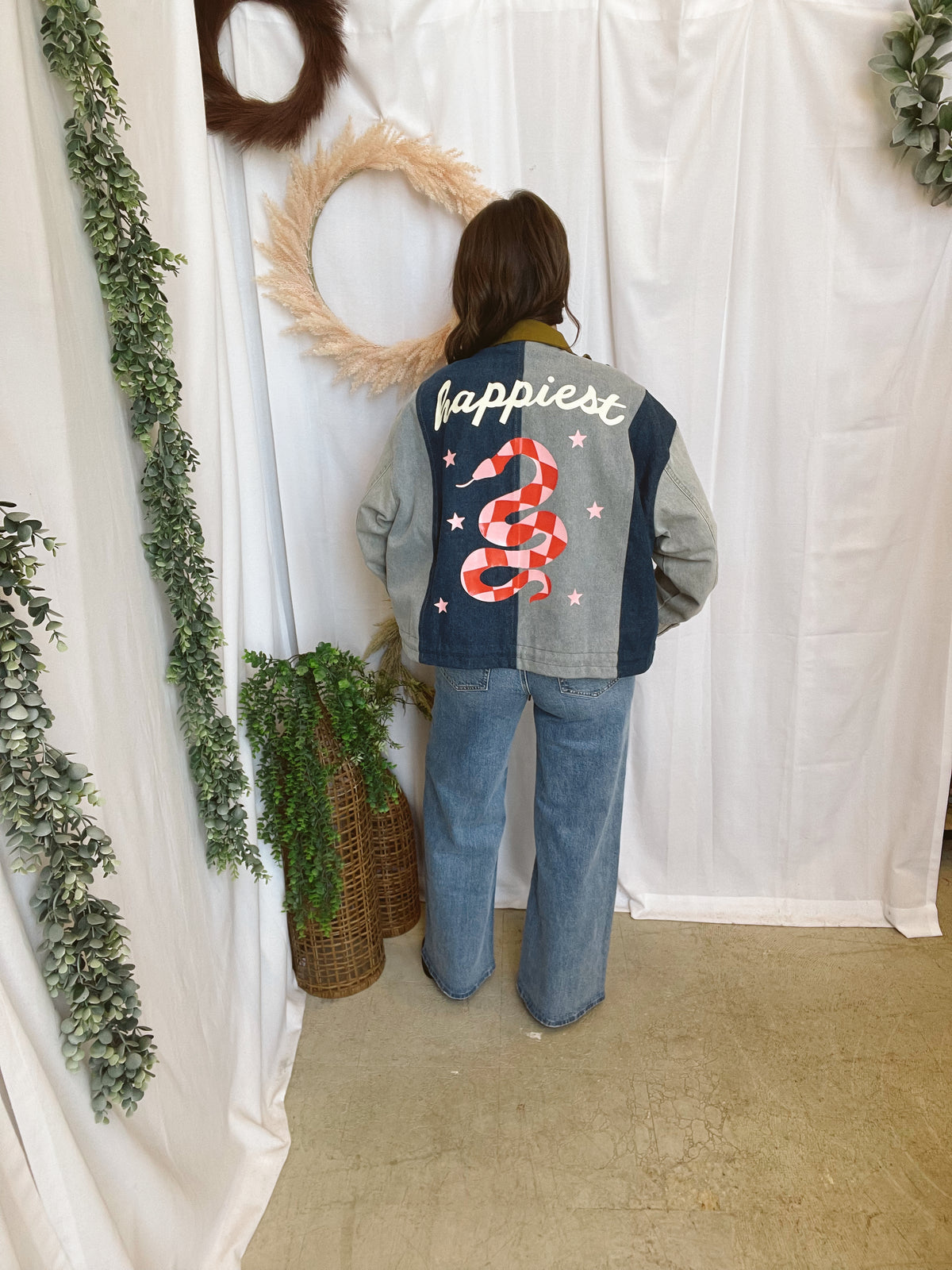 Davi Dani Mixed Media Jacket-Coats & Jackets-davi dani-The Silo Boutique, Women's Fashion Boutique Located in Warren and Grand Forks North Dakota