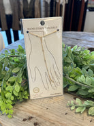 Dainty Bar Hand Chain Bracelet-Bracelets-2unic-The Silo Boutique, Women's Fashion Boutique Located in Warren and Grand Forks North Dakota