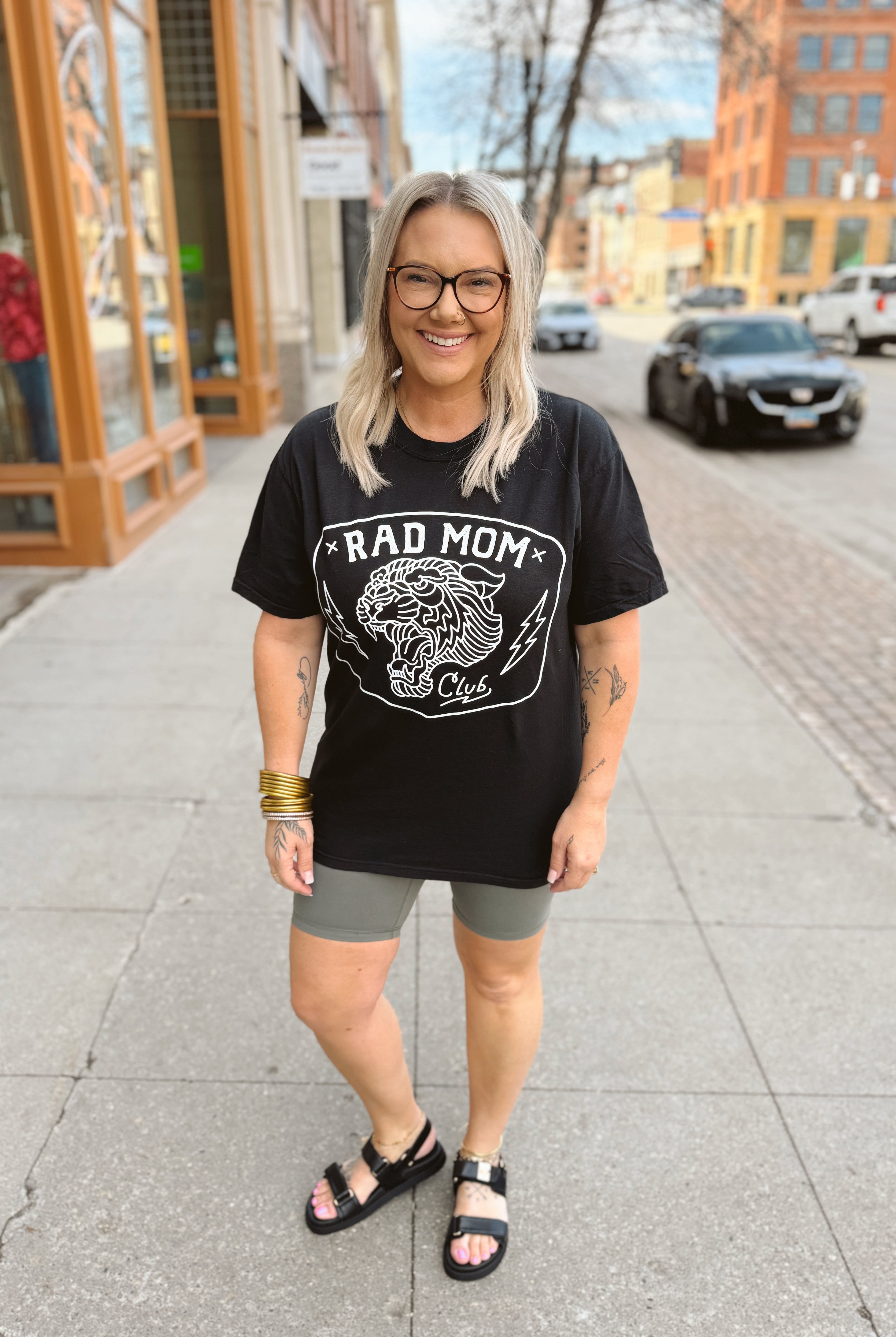 Rad Mom Club Moto Graphic Tee-Graphic Tees-faire-The Silo Boutique, Women's Fashion Boutique Located in Warren and Grand Forks North Dakota