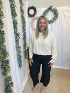 Lillian Crew Sweatshirt-Cream-Sweatshirts-hyfve-The Silo Boutique, Women's Fashion Boutique Located in Warren and Grand Forks North Dakota