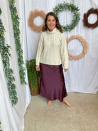 Kelci Cropped Mock Sweater-Cream-Sweaters-davi dani-The Silo Boutique, Women's Fashion Boutique Located in Warren and Grand Forks North Dakota