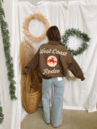 Mocha Mouse Rodeo Jacket(No Discounts Apply)-Coats & Jackets-davi-The Silo Boutique, Women's Fashion Boutique Located in Warren and Grand Forks North Dakota