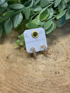 CZ Double Wide Hoop-Amanda Blu-The Silo Boutique, Women's Fashion Boutique Located in Warren and Grand Forks North Dakota