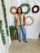 Claire Chunky Knit Vest-Oatmeal-Vests-listicle-The Silo Boutique, Women's Fashion Boutique Located in Warren and Grand Forks North Dakota