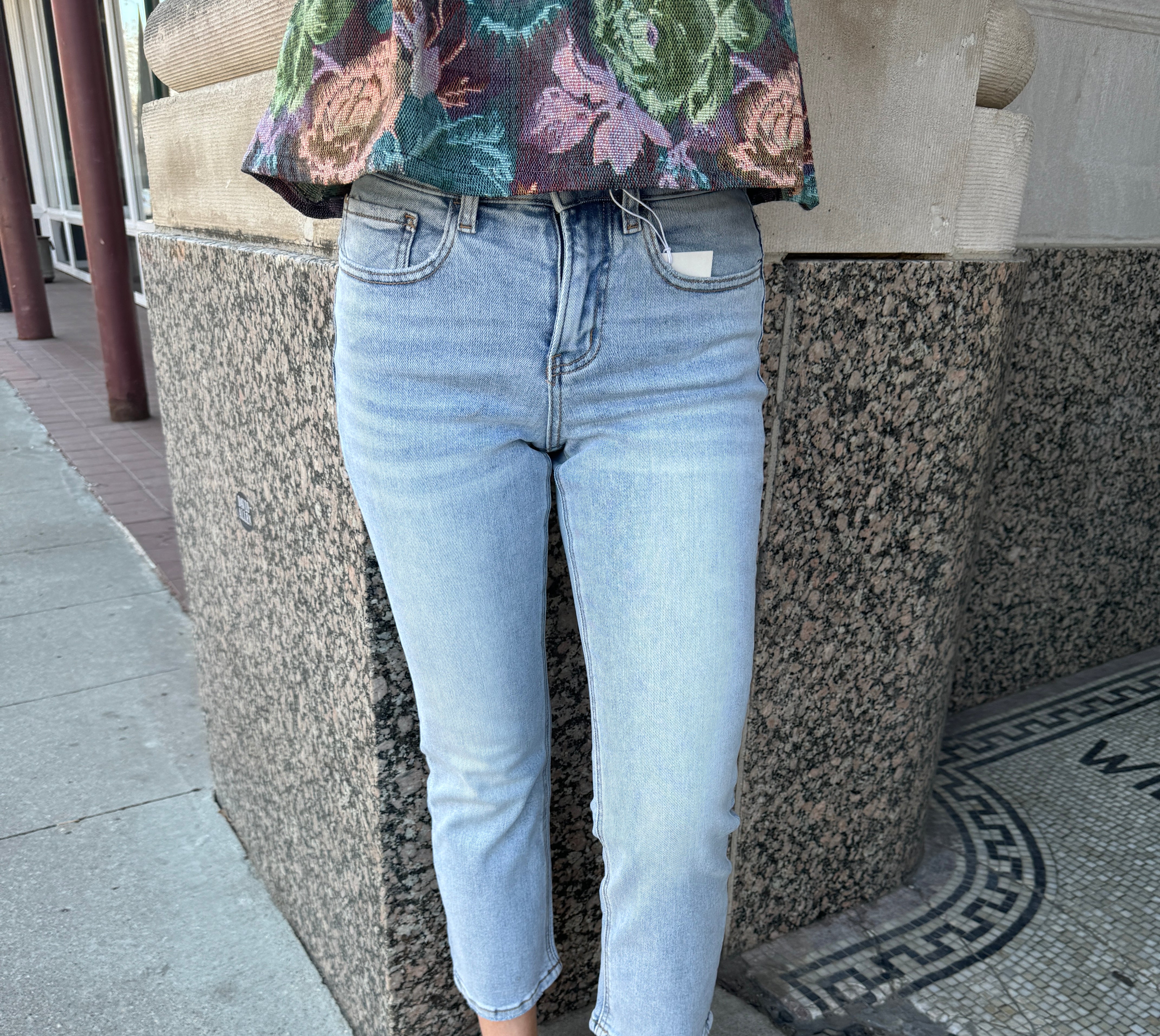 Lovervet Preferes High Rise Crop Jeans-Jeans-lovervet-The Silo Boutique, Women's Fashion Boutique Located in Warren and Grand Forks North Dakota