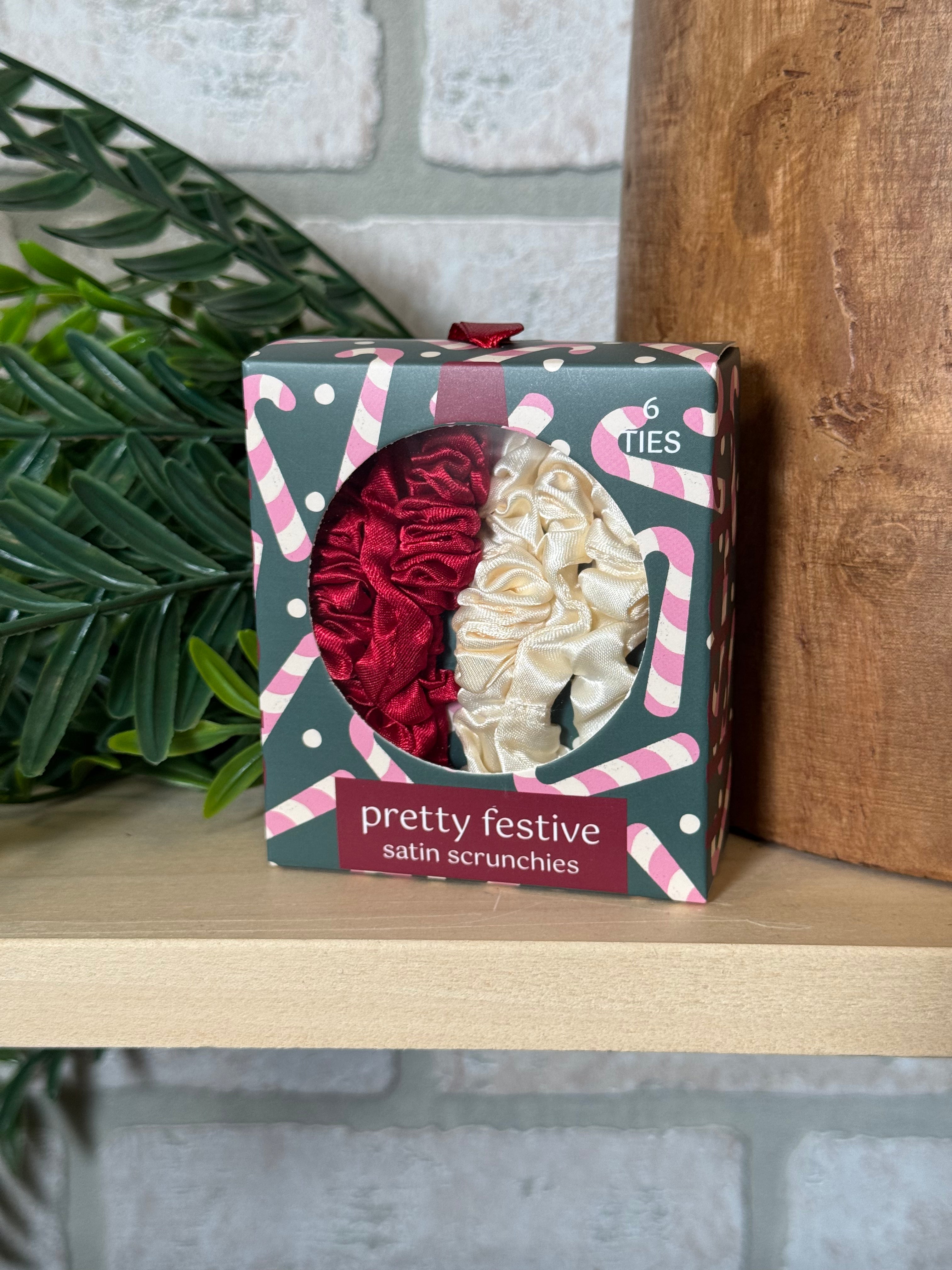 Crush Christmas Scrunchy Set-scrunchies-The Silo Boutique-The Silo Boutique, Women's Fashion Boutique Located in Warren and Grand Forks North Dakota