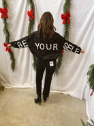 Be Yourself Black Button Up Top-Long Sleeve Tops-hesperus-The Silo Boutique, Women's Fashion Boutique Located in Warren and Grand Forks North Dakota