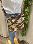 Moda Luxe Jessamine Purse-Chocolate-Crossbody Purses-moda-The Silo Boutique, Women's Fashion Boutique Located in Warren and Grand Forks North Dakota