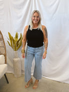 Another Love Mariah Stitch Detail Tank-Tank Tops-another love-The Silo Boutique, Women's Fashion Boutique Located in Warren and Grand Forks North Dakota