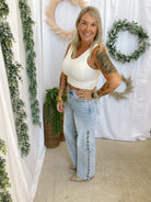 Mica Plantation Pearl Jeans-Jeans-mica-The Silo Boutique, Women's Fashion Boutique Located in Warren and Grand Forks North Dakota