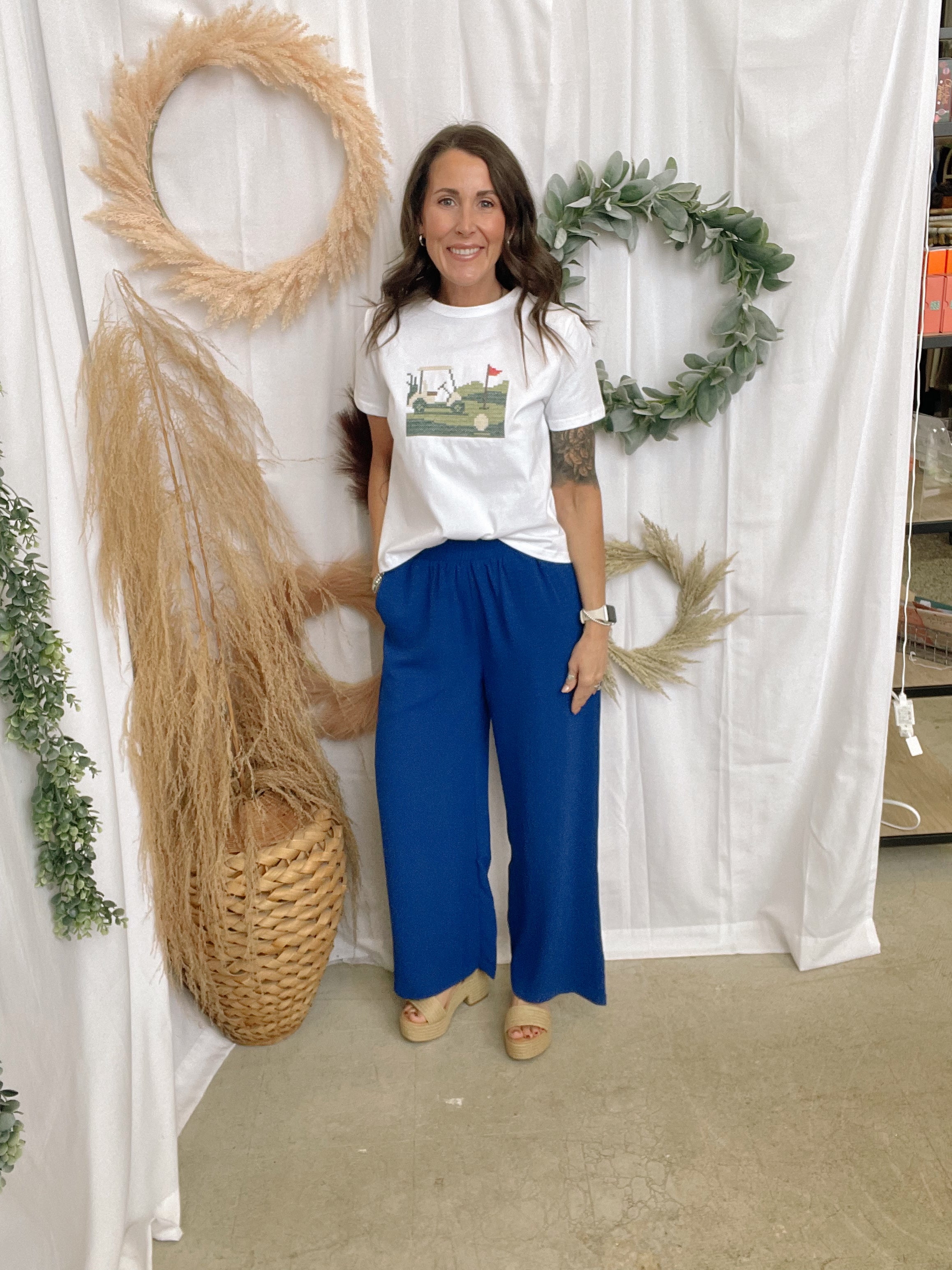 Golf Cart Tee-Short Sleeve Tops-wishlist-The Silo Boutique, Women's Fashion Boutique Located in Warren and Grand Forks North Dakota