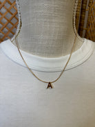 Delicate Initial Necklace-Necklaces-Fame-The Silo Boutique, Women's Fashion Boutique Located in Warren and Grand Forks North Dakota
