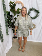 Very J Camo Short Top Set-Outfit Sets-very j-The Silo Boutique, Women's Fashion Boutique Located in Warren and Grand Forks North Dakota