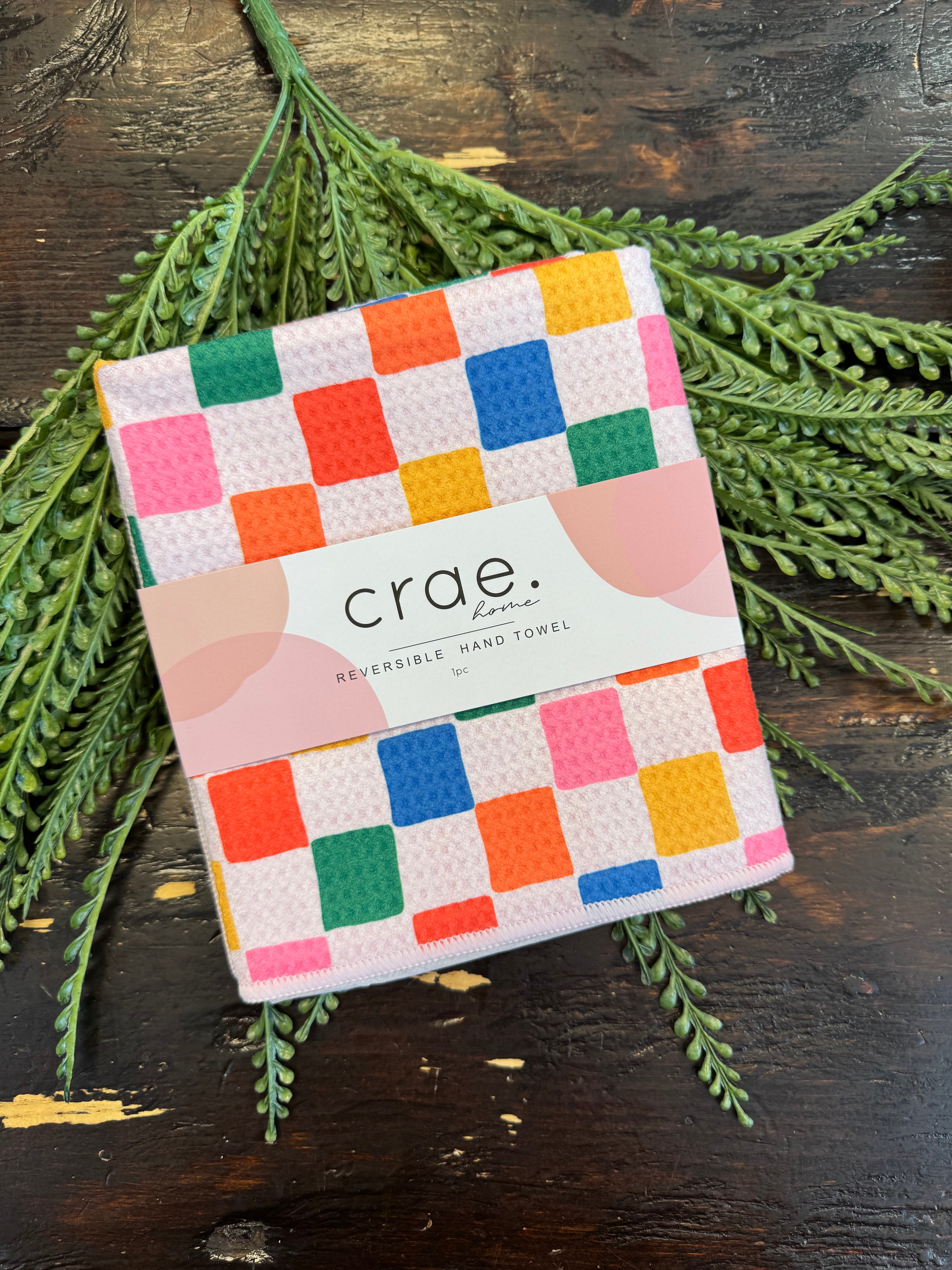 Crae Sorbet Hand Towel-Tea Towels-crae-The Silo Boutique, Women's Fashion Boutique Located in Warren and Grand Forks North Dakota