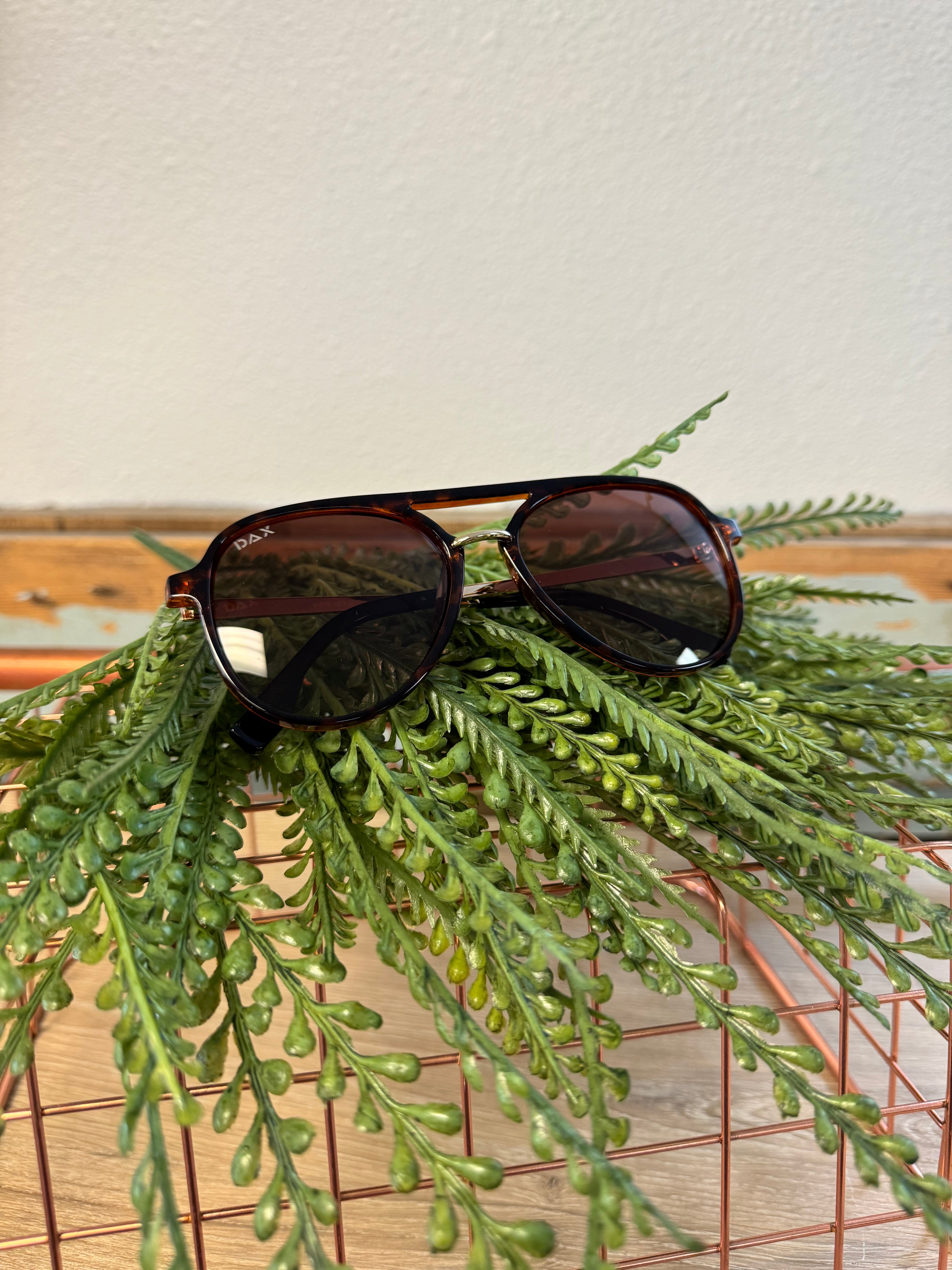 Dax Earhart Cheetah Aviator Sunglasses-Sunglasses-dax-The Silo Boutique, Women's Fashion Boutique Located in Warren and Grand Forks North Dakota