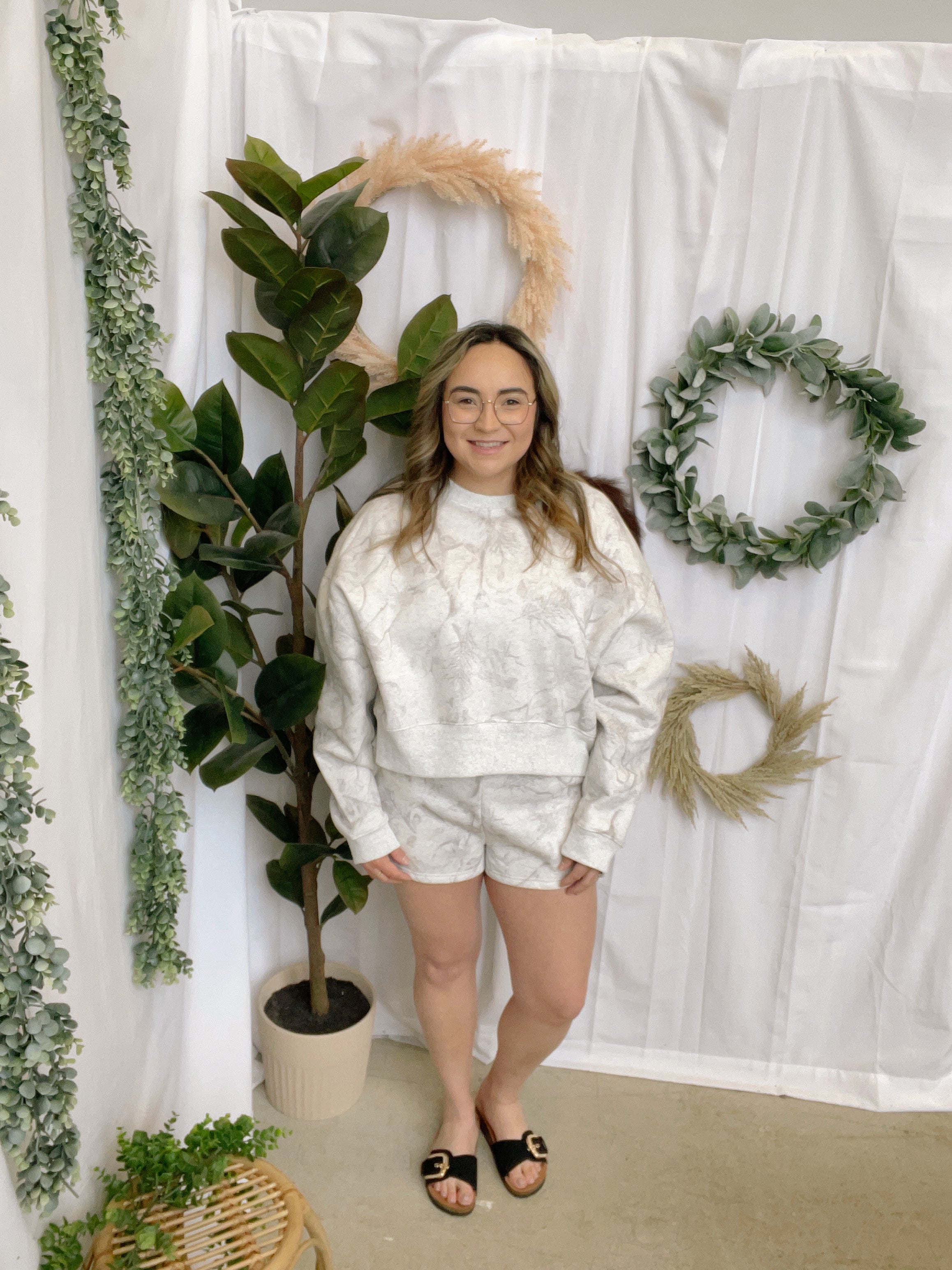 Grey Camo Shorts-Shorts-tcec-The Silo Boutique, Women's Fashion Boutique Located in Warren and Grand Forks North Dakota