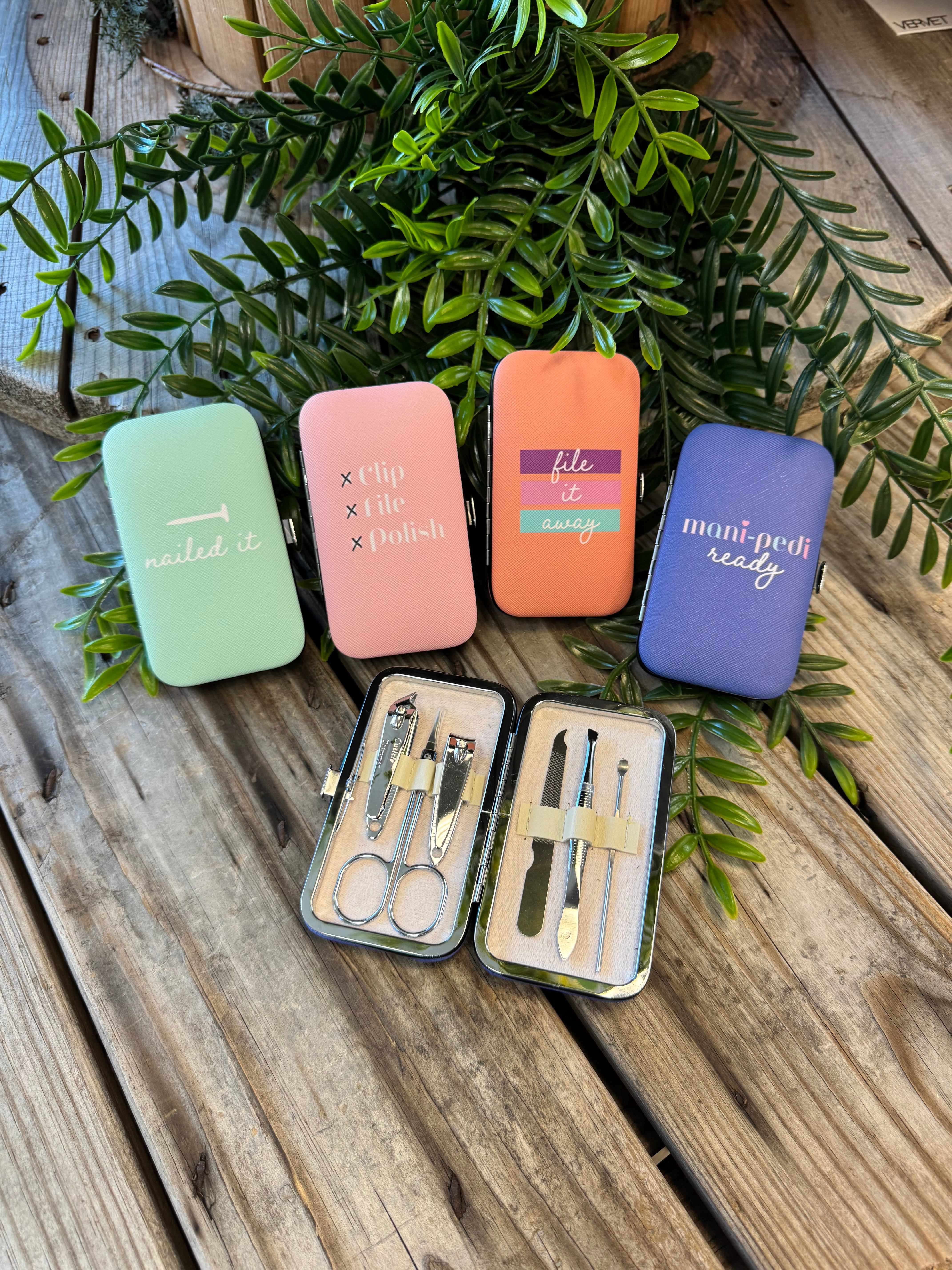 Mani Pedi Manicure Kit-Beauty-dm-The Silo Boutique, Women's Fashion Boutique Located in Warren and Grand Forks North Dakota